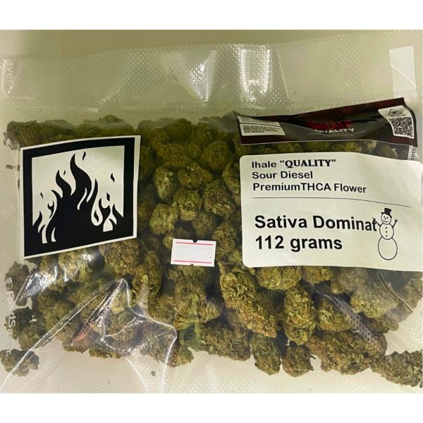 Sour Diesel - 112 Grams - Premium THCA Flower