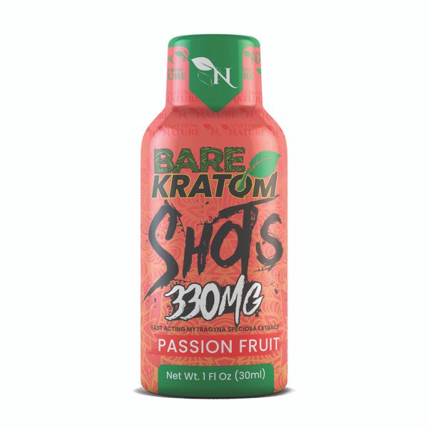 BARE KRATOM SHOTS - PASSION FRUIT - 330MG